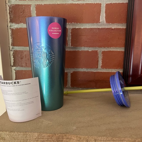 Starbucks Hawaii Collection Stainless Tumbler Cold Cup Blue Ombr Turtle  Ocean - threedaughtersproperties.com